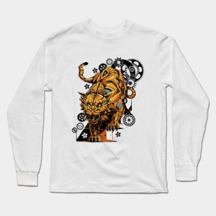 Steampunk Tiger Long Sleeve T-Shirt